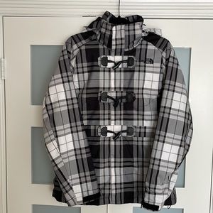 The North Face Plaid Ginger Deluxe Toggle Ski Jacket